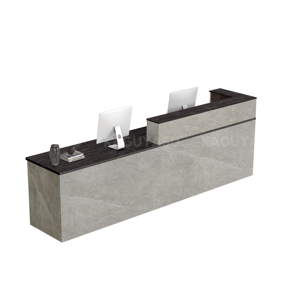 (In Stock) Minimalist Office Reception Desk with Keyboard Tray and Drawer JDT-2216