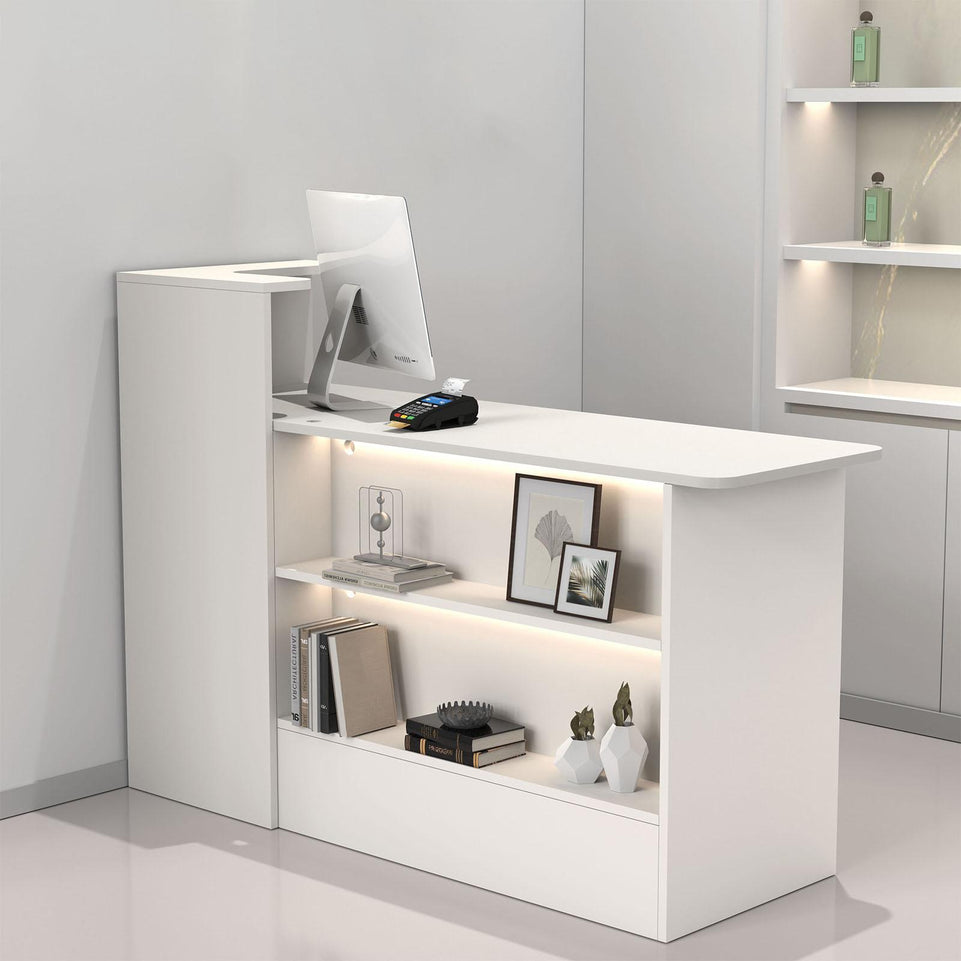 Newly - Upgraded Chic Salon Office Shop Store Institution Reception Desk JDT-2210