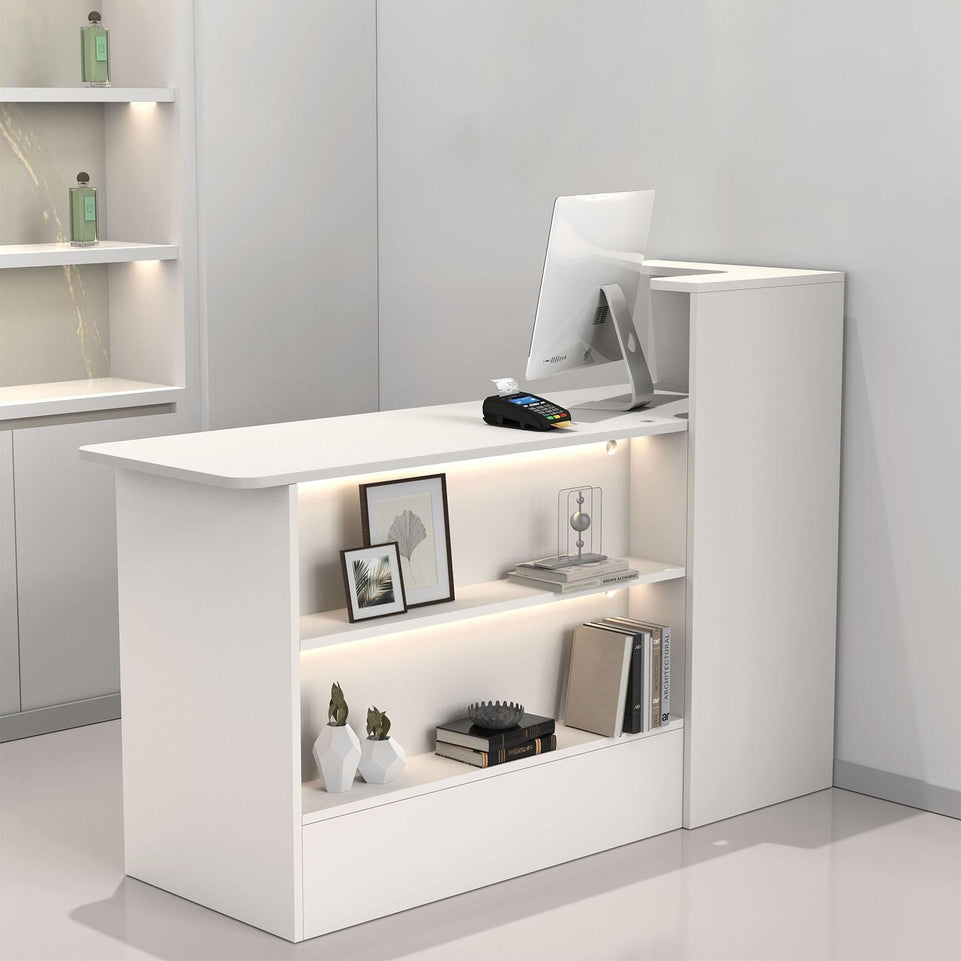 Newly - Upgraded Chic Salon Office Shop Store Institution Reception Desk JDT-2210