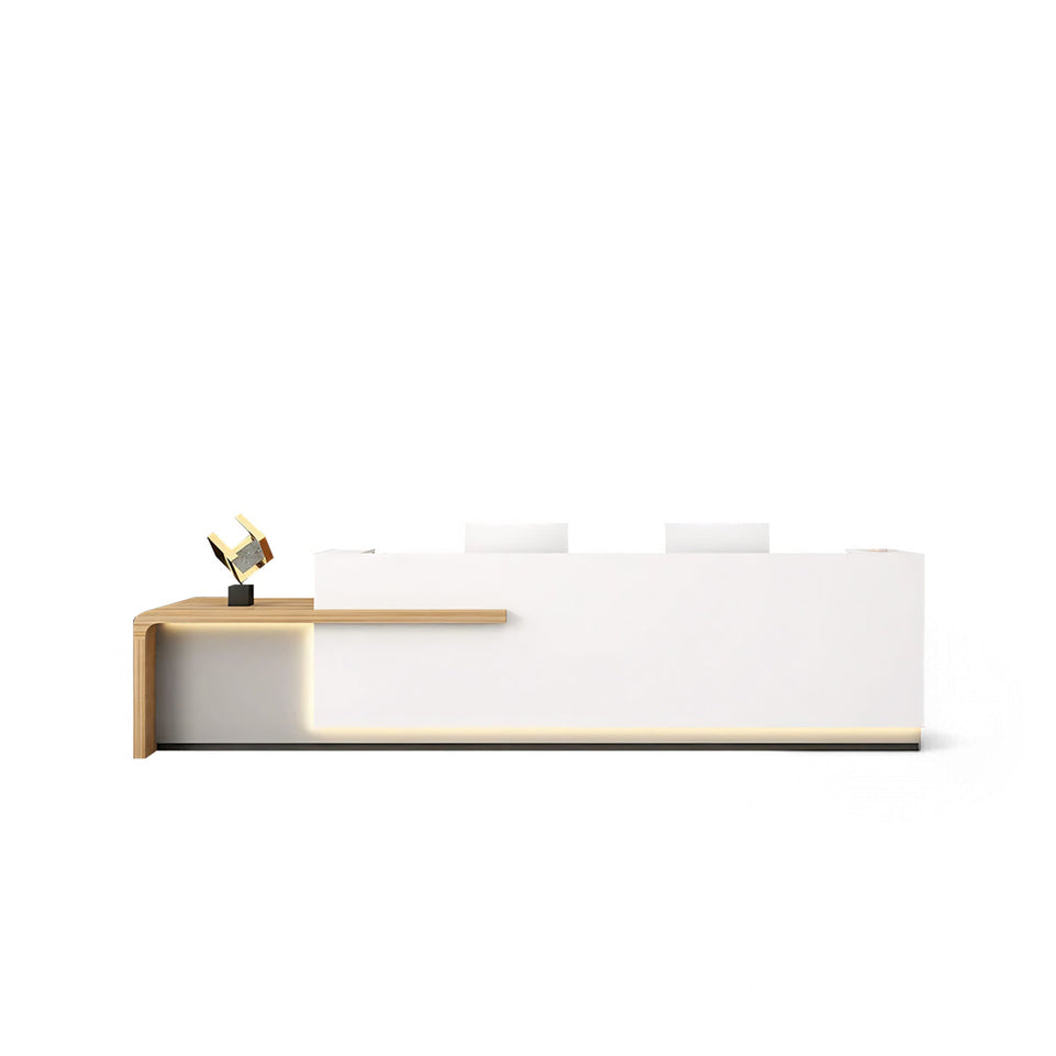 Lacquered Stylish Office Unique Salon Store Reception Desk JDT-1068