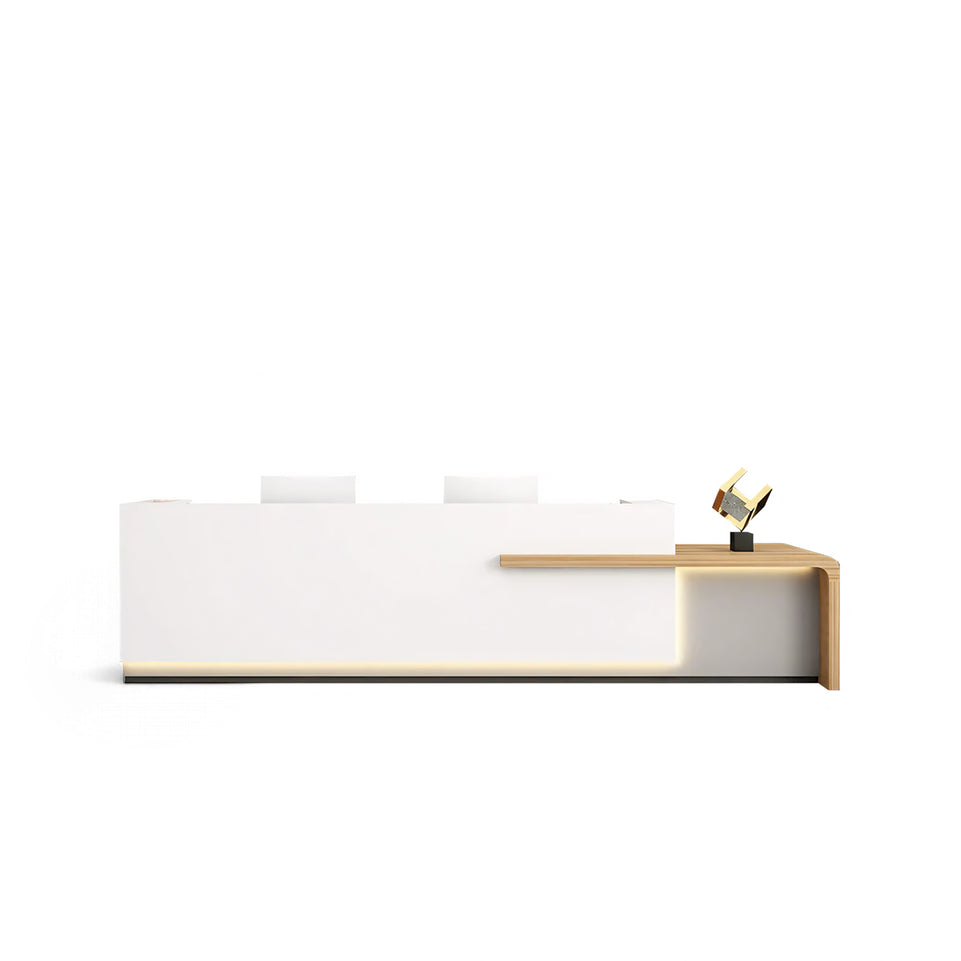 Lacquered Stylish Office Unique Salon Store Reception Desk JDT-1068