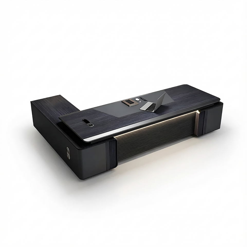 Modern Executive Office Desk for Manager with Storage Cabinet LBZ-2082