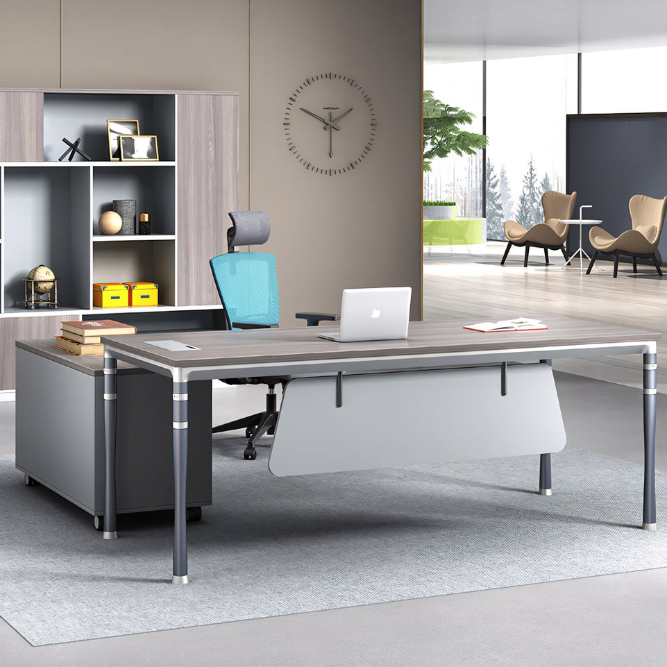 Executive Office Computer Supervisor Metal Office Desk Table LBZ-1053