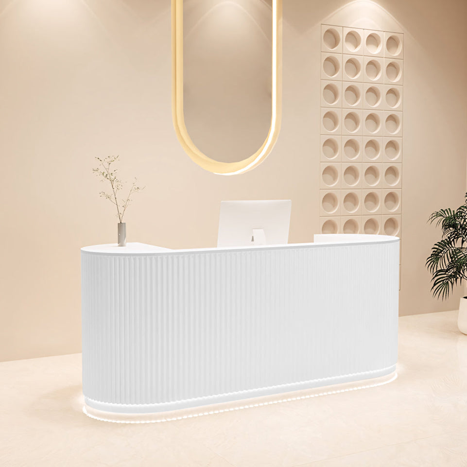 Light Luxury Cream Style Hotel Store Salons Reception Desk JDT-107