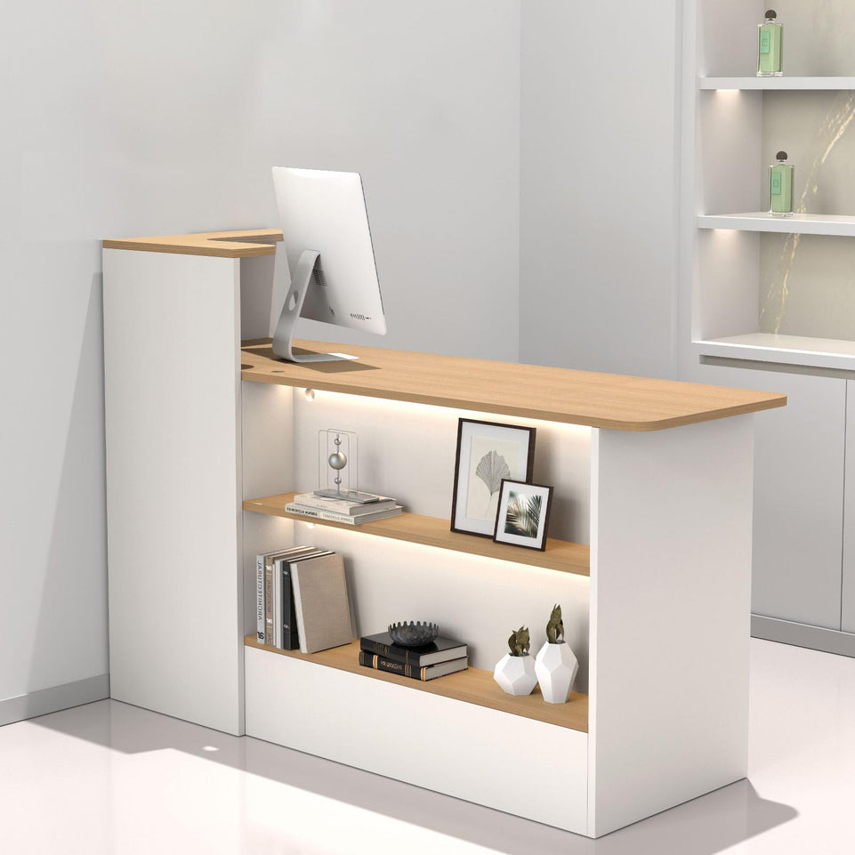 Newly - Upgraded Chic Salon Office Shop Store Institution Reception Desk JDT-2210