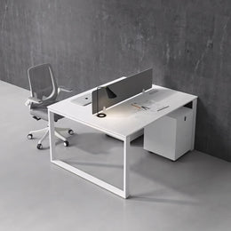 Modern Staff Computer Desk And Chair 6 Person Office Desk Set YGZ-1027