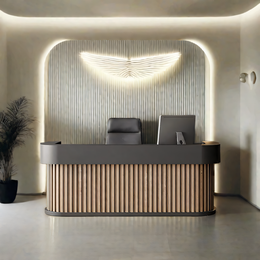 Light Luxury Creative Beauty Shop Clothing Store Bar Reception Desk JDT-2028