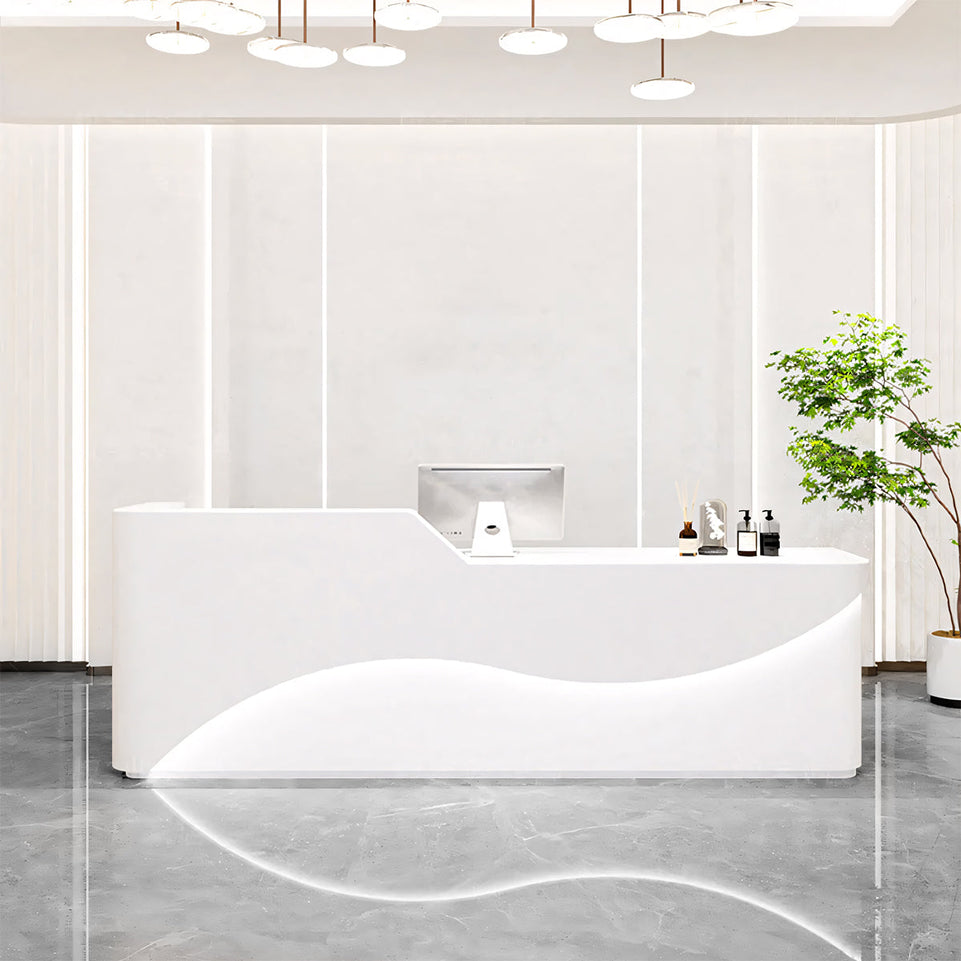 Light Luxury Salons Store Institution Checkout Reception Desk JDT-1035