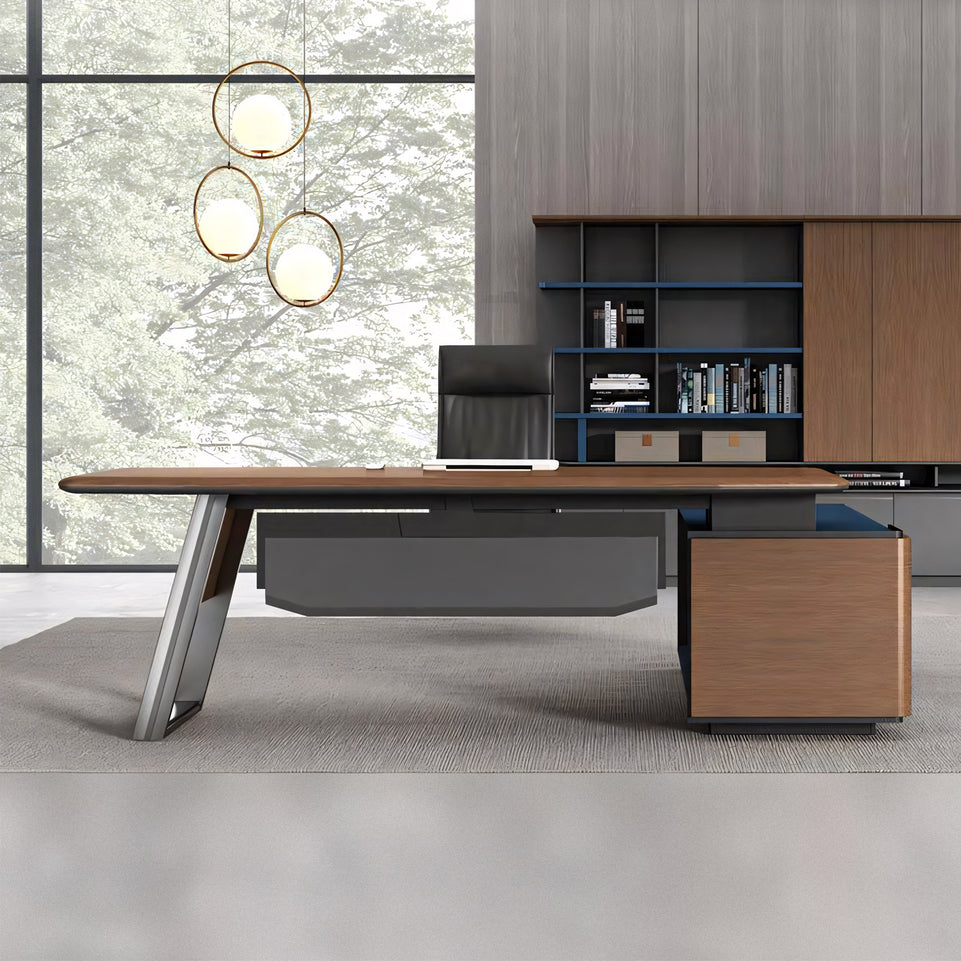 Luxury Office Executive L-Shape Corner Desk Large-Capacity LBZ-1063