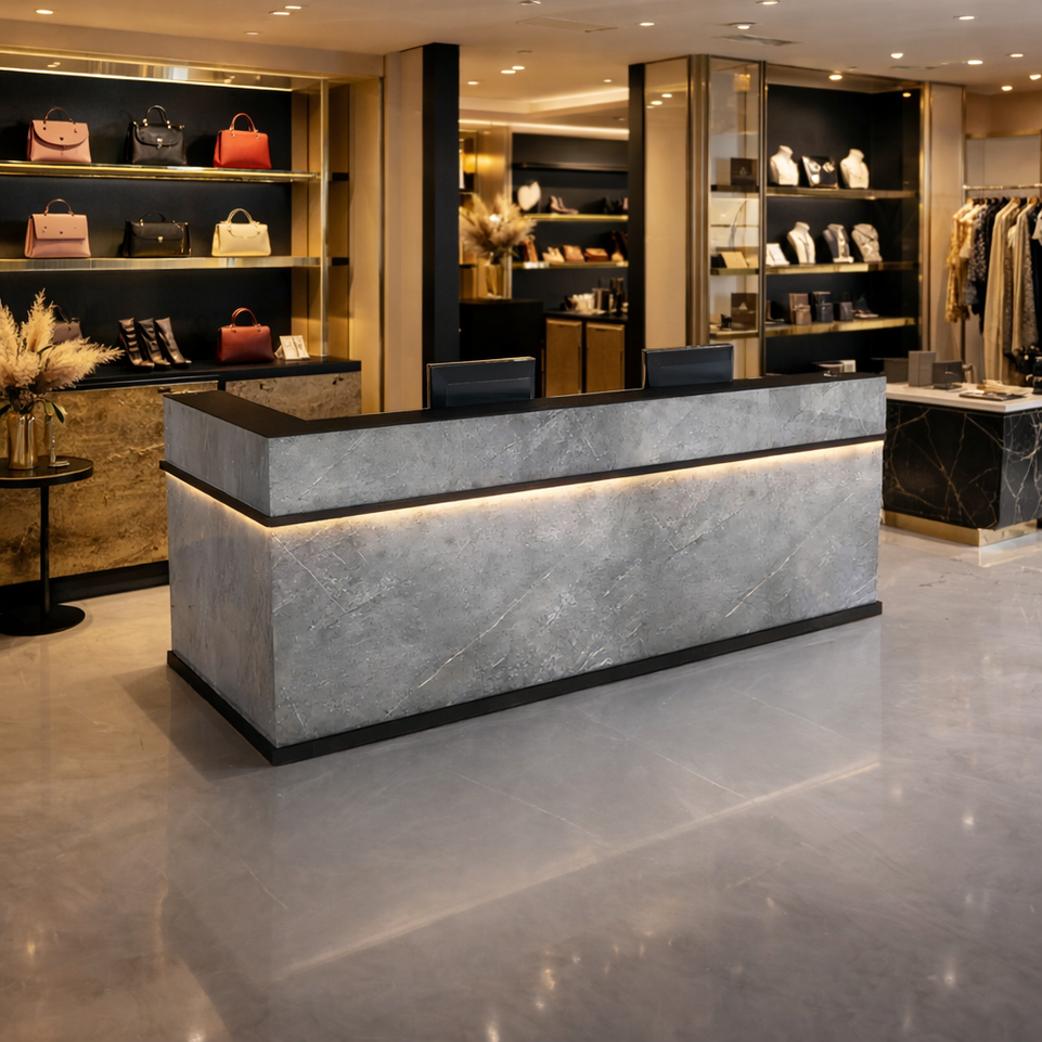 Stylish Classic Store Bar Reception Desk Checkout Counter JDT-1049