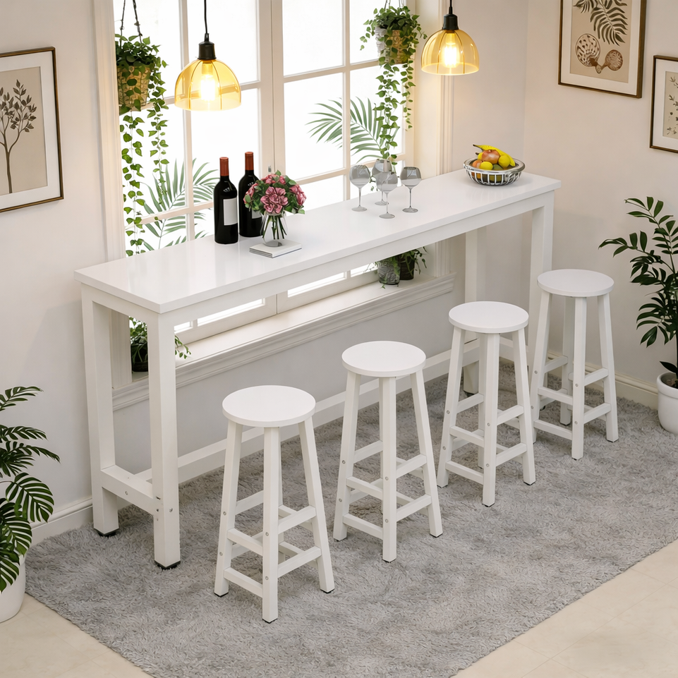 (Long Version) Classic Space Saving Bar Table BTZ-002