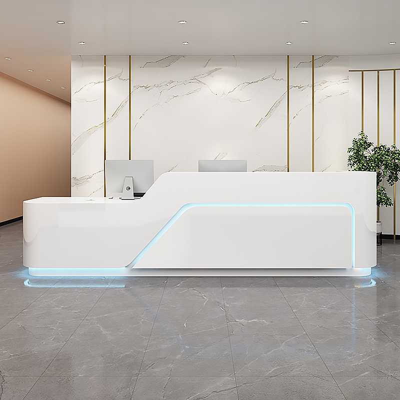 Lacquered Fashion Company Office Salon Reception Desk JDT-1064