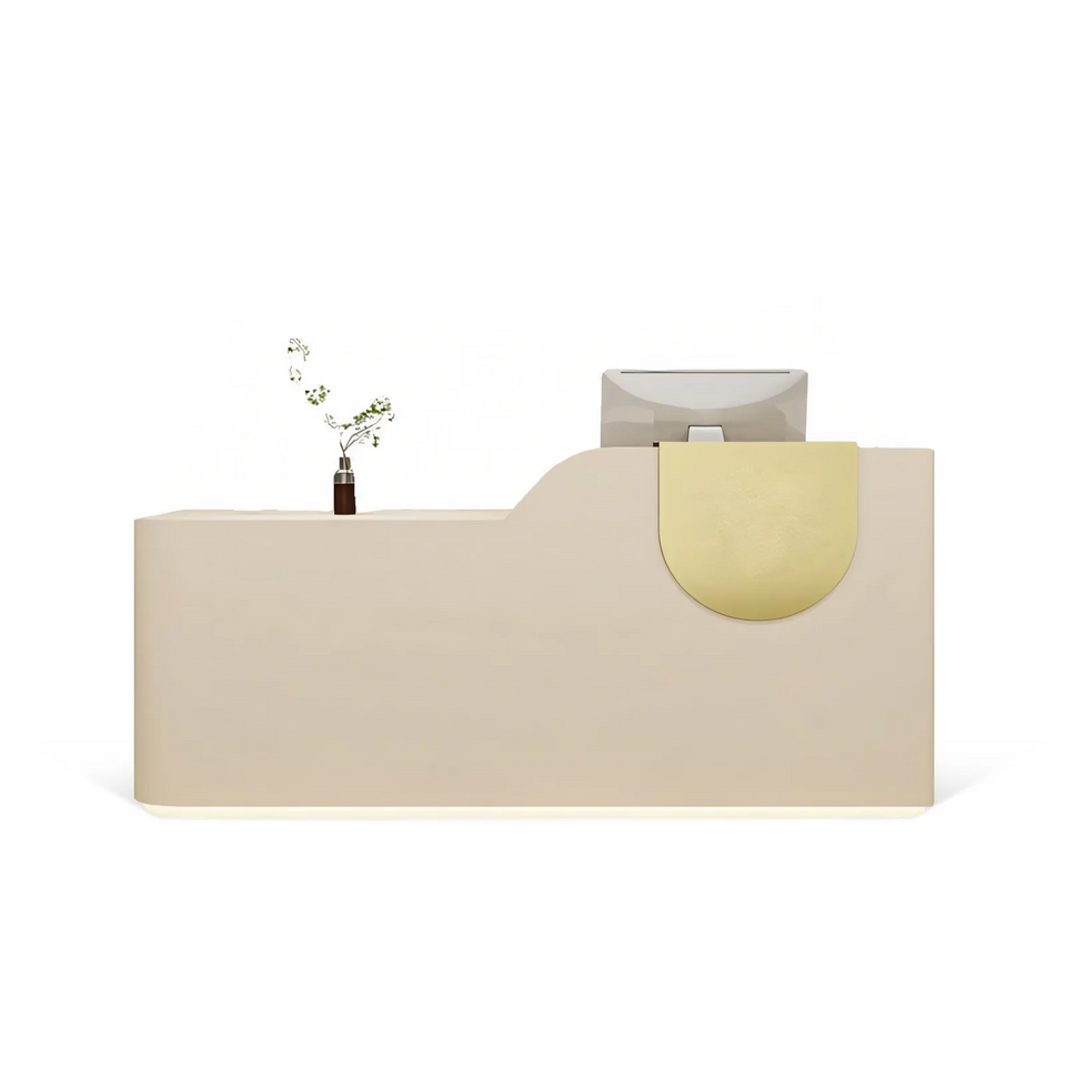 Small Lacquered Store Hotel Salon Checkout Reception Desk JDT-1042