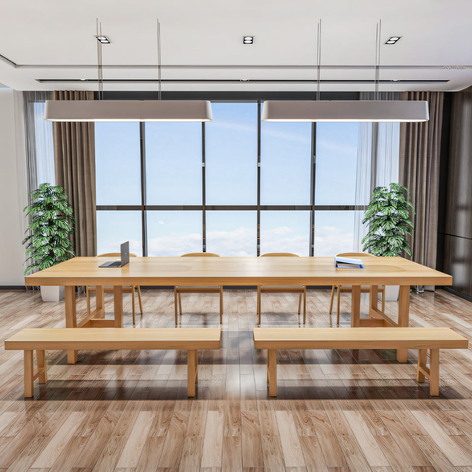 Office Solid Wood Conference Meeting Table HYZ-1047