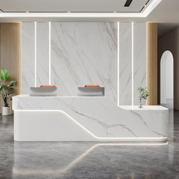 (In Stock) Luxury Office Hotel Counter Store Checkout Reception Desk JDT-1090