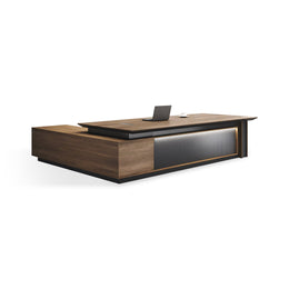 High-End Modern Executive Desk with Large Side Cabinet LBZ-10169