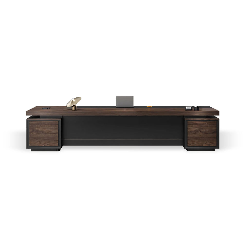 Boss Office Executive Computer Desk With Storage Cabinet LBZ-1027