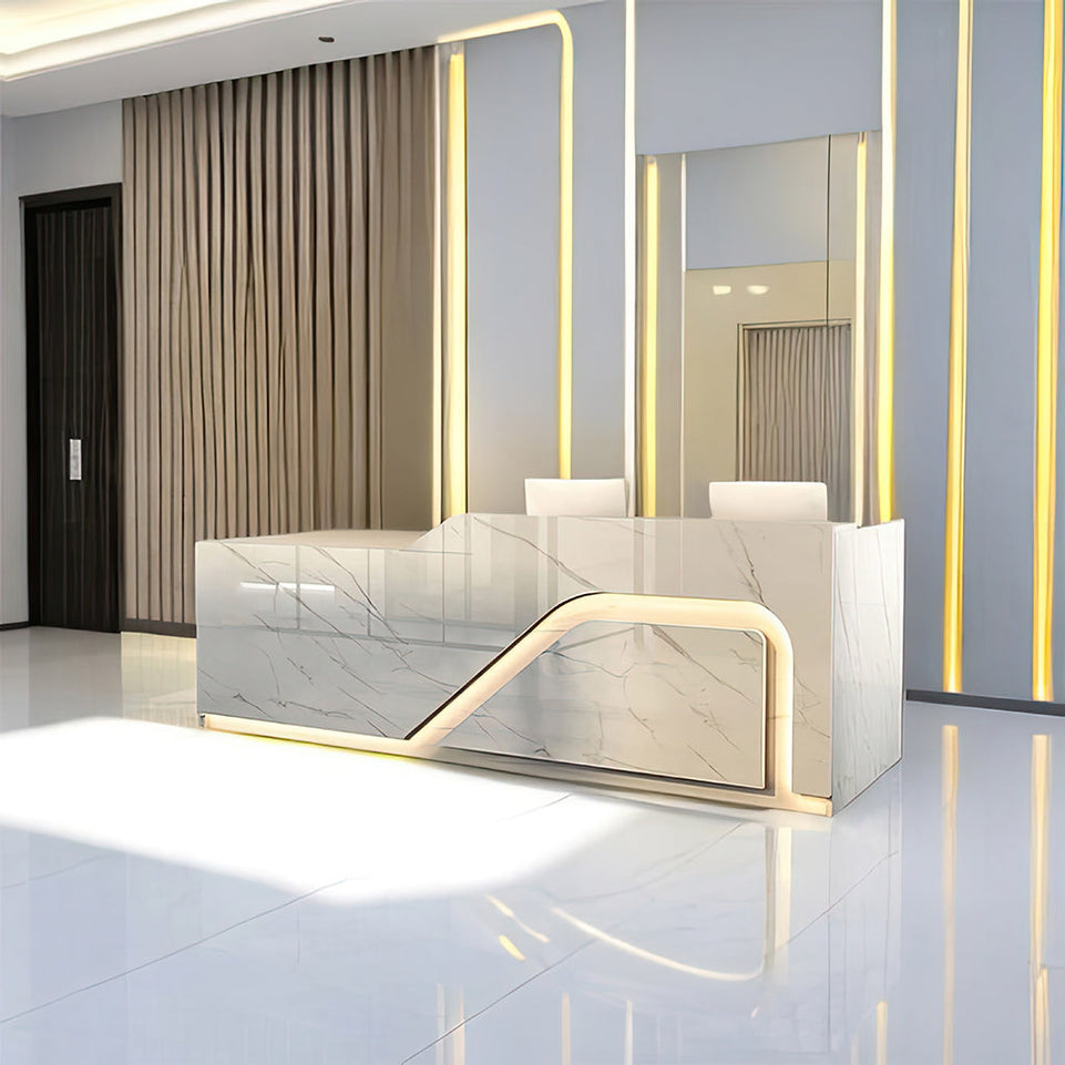 Sleek Bar Counter Store Front Reception Desk JDT-1051