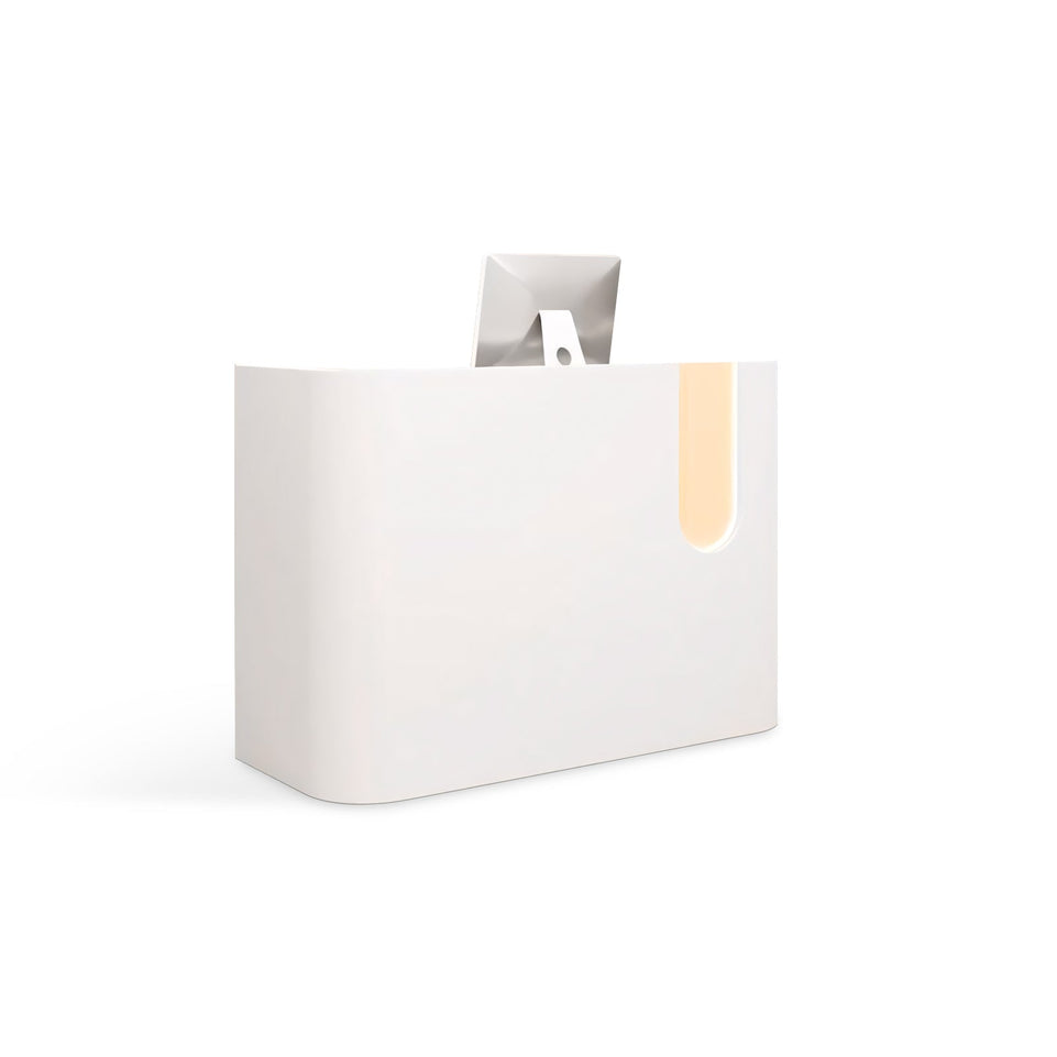 Personalized Curved Tri-Color Clothing Stores Reception Desk JDT-2004