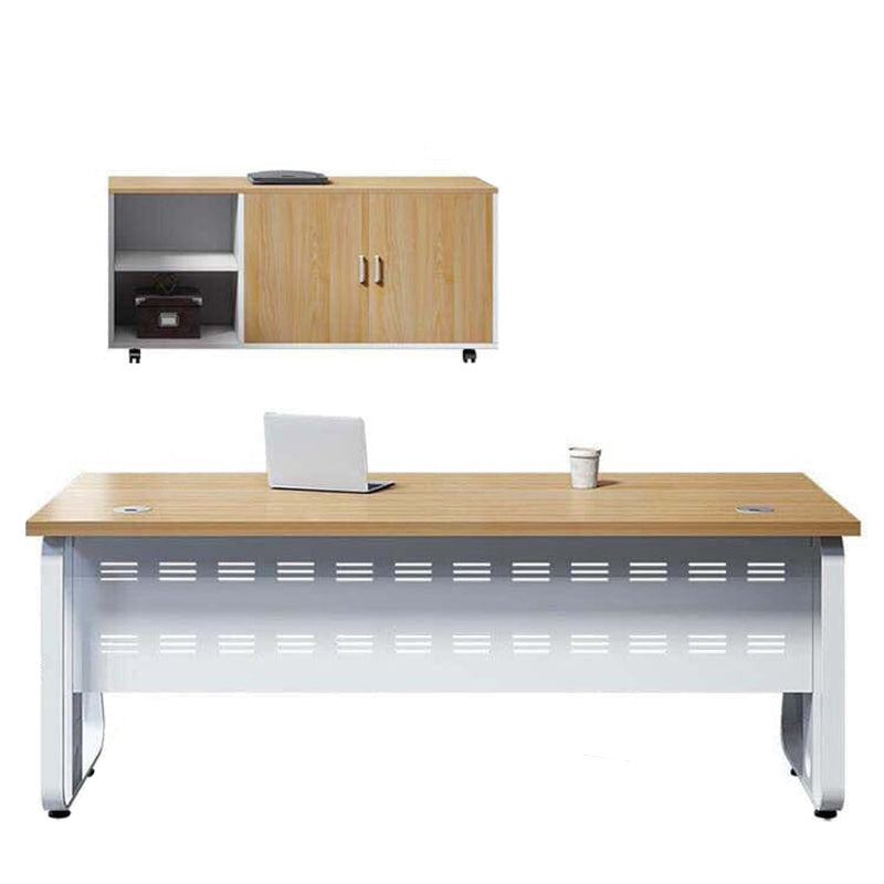 Wood Style Minimalist Executive Managers Office Desk LBZ-10183