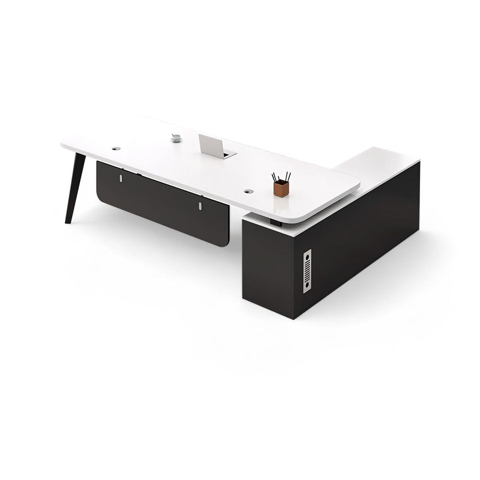Office Executive Table Desk With Curtain Board LBZ-1078