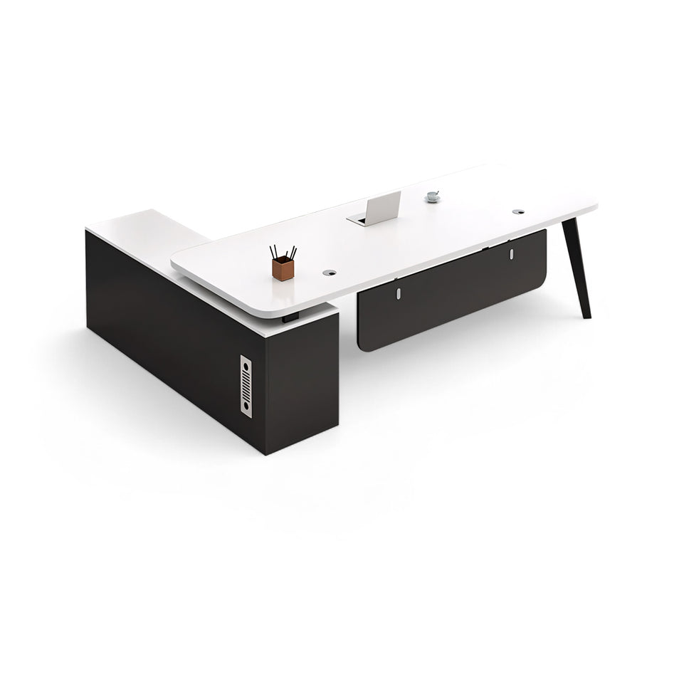 Office Executive Table Desk With Curtain Board LBZ-1078