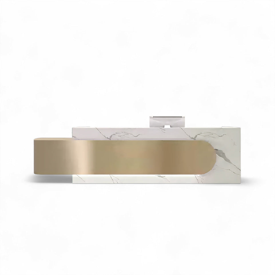 Large Sized Modern and Popular Stainless Steel Front Desk Reception Desk JDT-7276