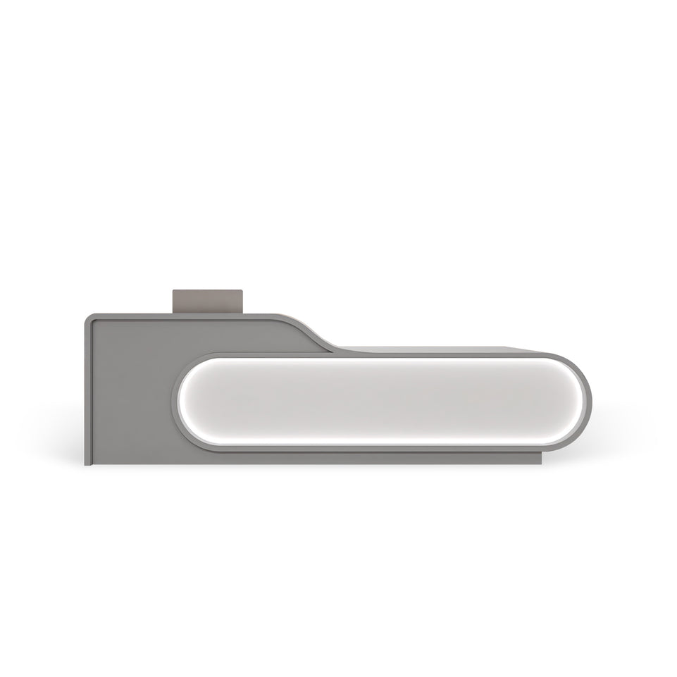 Minimalist Chic Office Reception Desk Beauty Hair Salons JDT-061