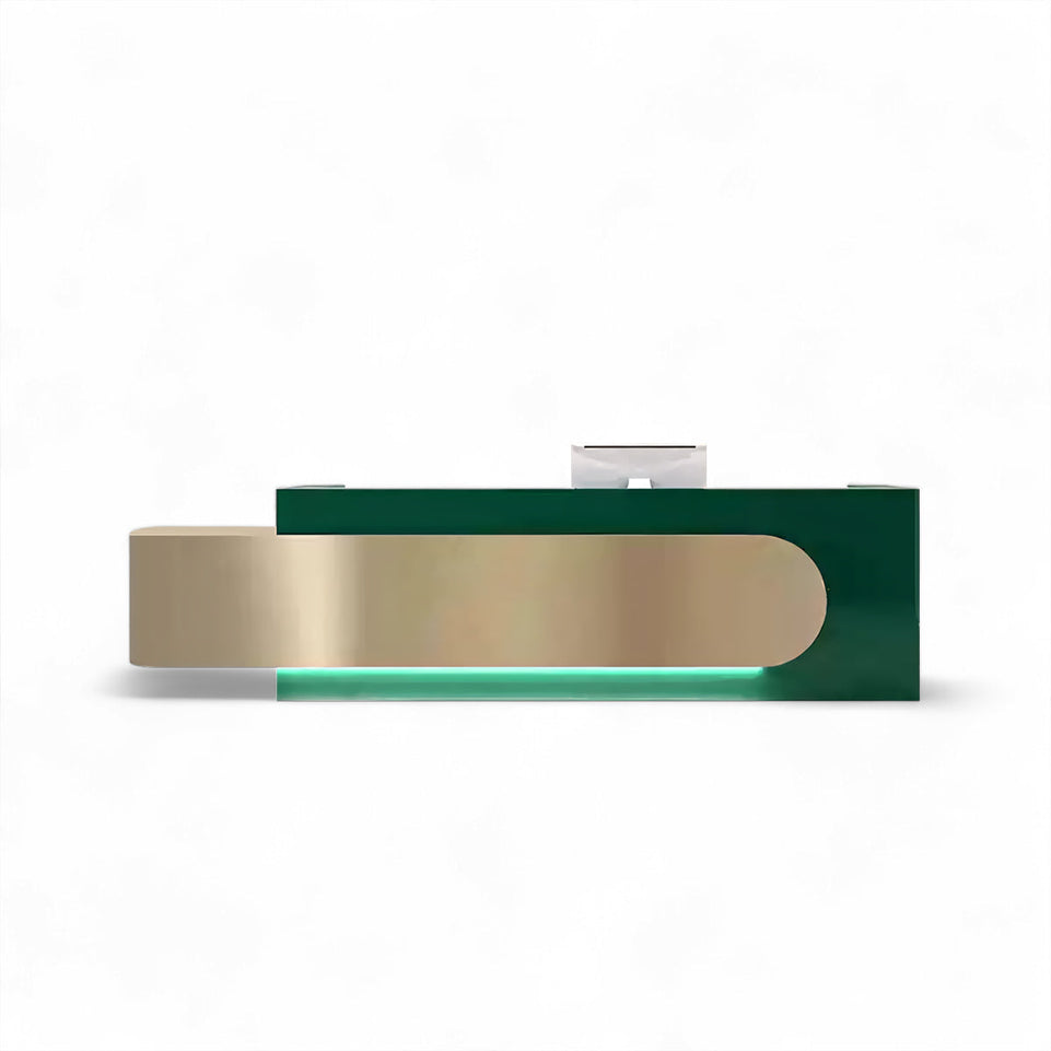 Large Sized Modern and Popular Stainless Steel Front Desk Reception Desk JDT-7276