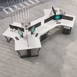 (In Stock) Creative Simple Combination Multi-Person Desk Staff Tables And Chairs BGZ-015