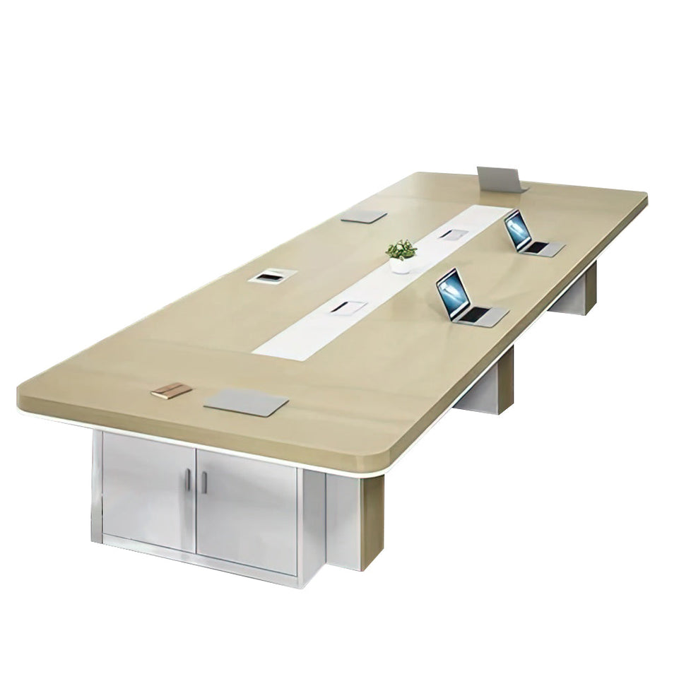 Classic Rectangular Office Desk Meeting Conference Table Set HYZ-1048