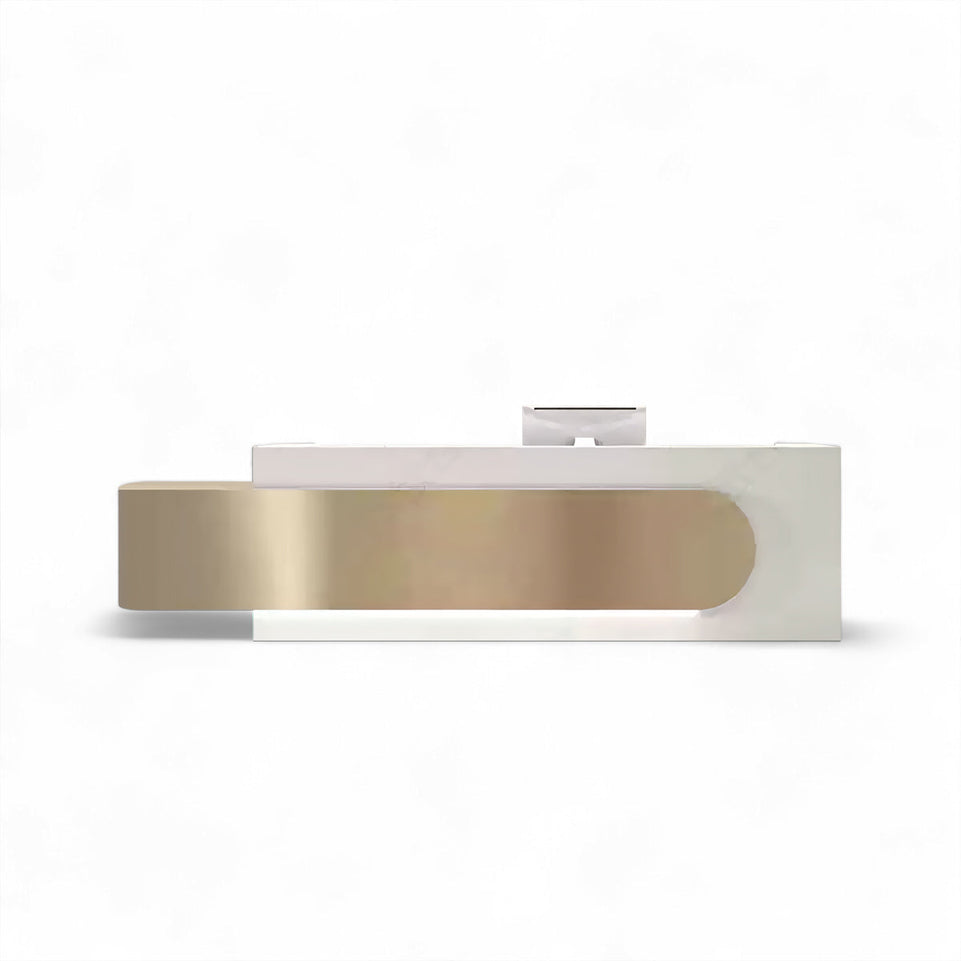 Large Sized Modern and Popular Stainless Steel Front Desk Reception Desk JDT-7276