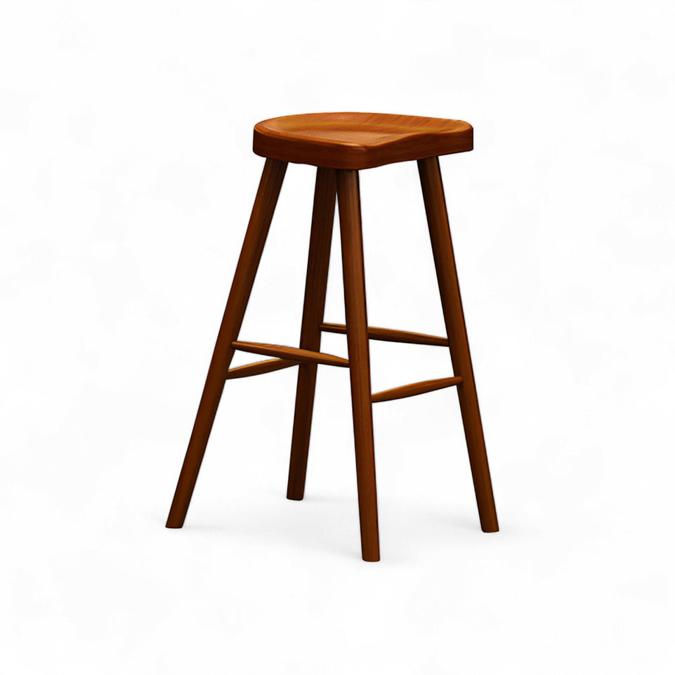 Industrial Style High Solid Wood Bar Stools Clear Bar Music Restaurant Universal CZYZ-2022