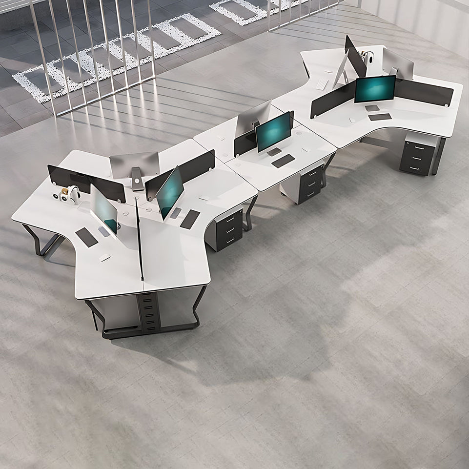 Creative Simple Combination Multi-Person Desk Staff Tables And Chairs BGZ-015