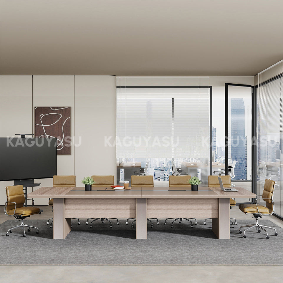 Modern Rectangular Conference Table for 10–12 People MBS-HYZ-3003
