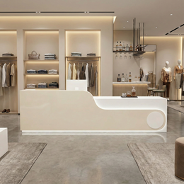 Women's Clothing Store Bar Table Store Small Front Desk Reception Desk JDT-7196