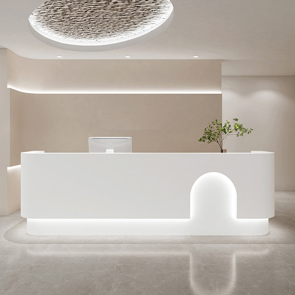 Minimalist Lacquered Salon Store Checkout Reception Desk JDT-1040