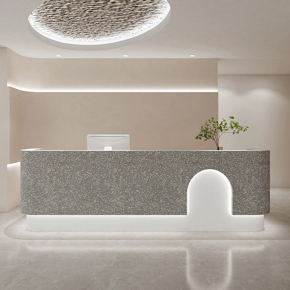 Minimalist Lacquered Salon Store Checkout Reception Desk JDT-1040