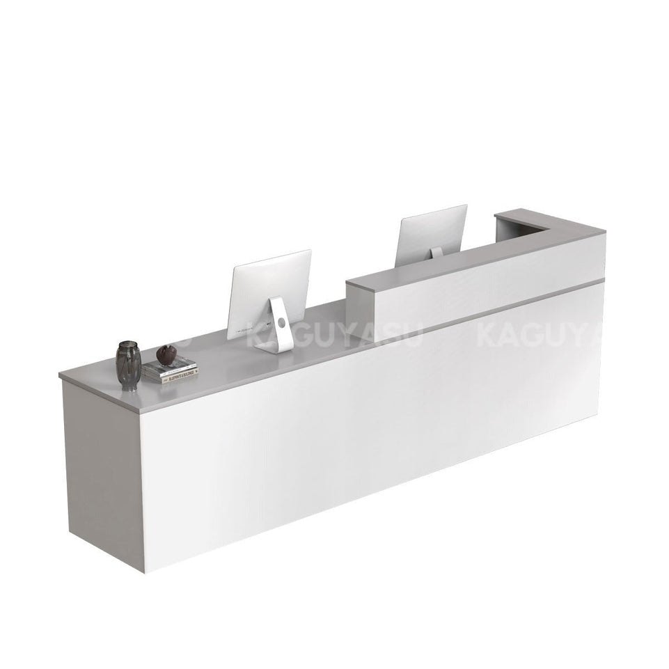 (In Stock) Minimalist Office Reception Desk with Keyboard Tray and Drawer JDT-2216