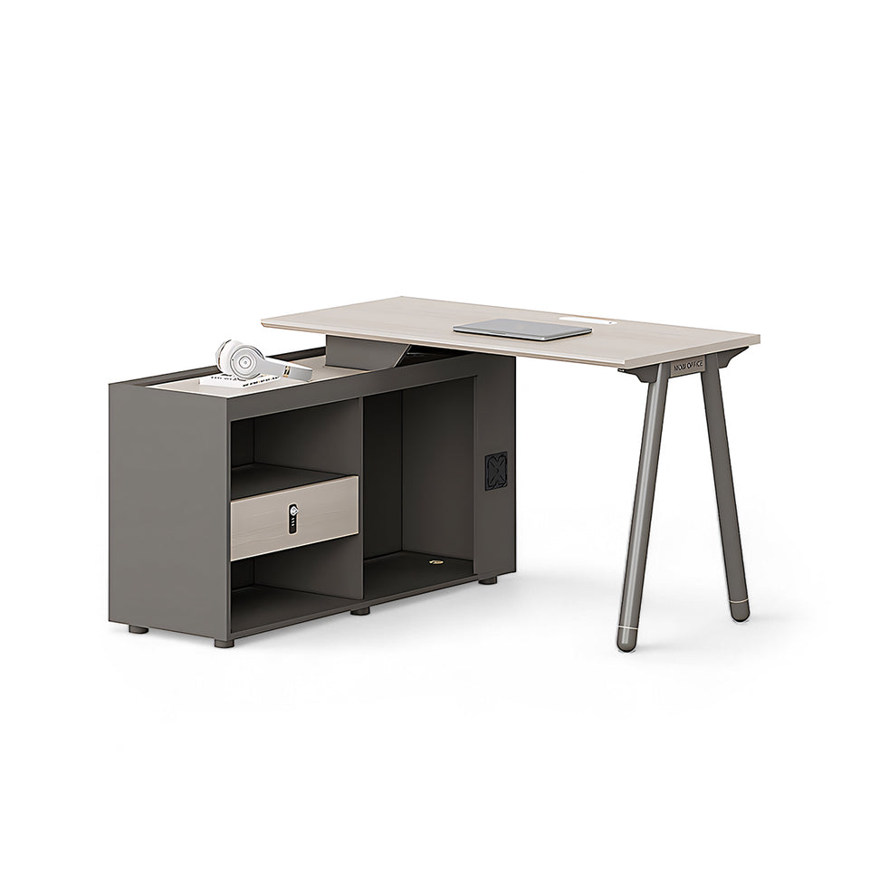 Stylish and Practical Office Staff Desk with Privacy Panel BGZ-204