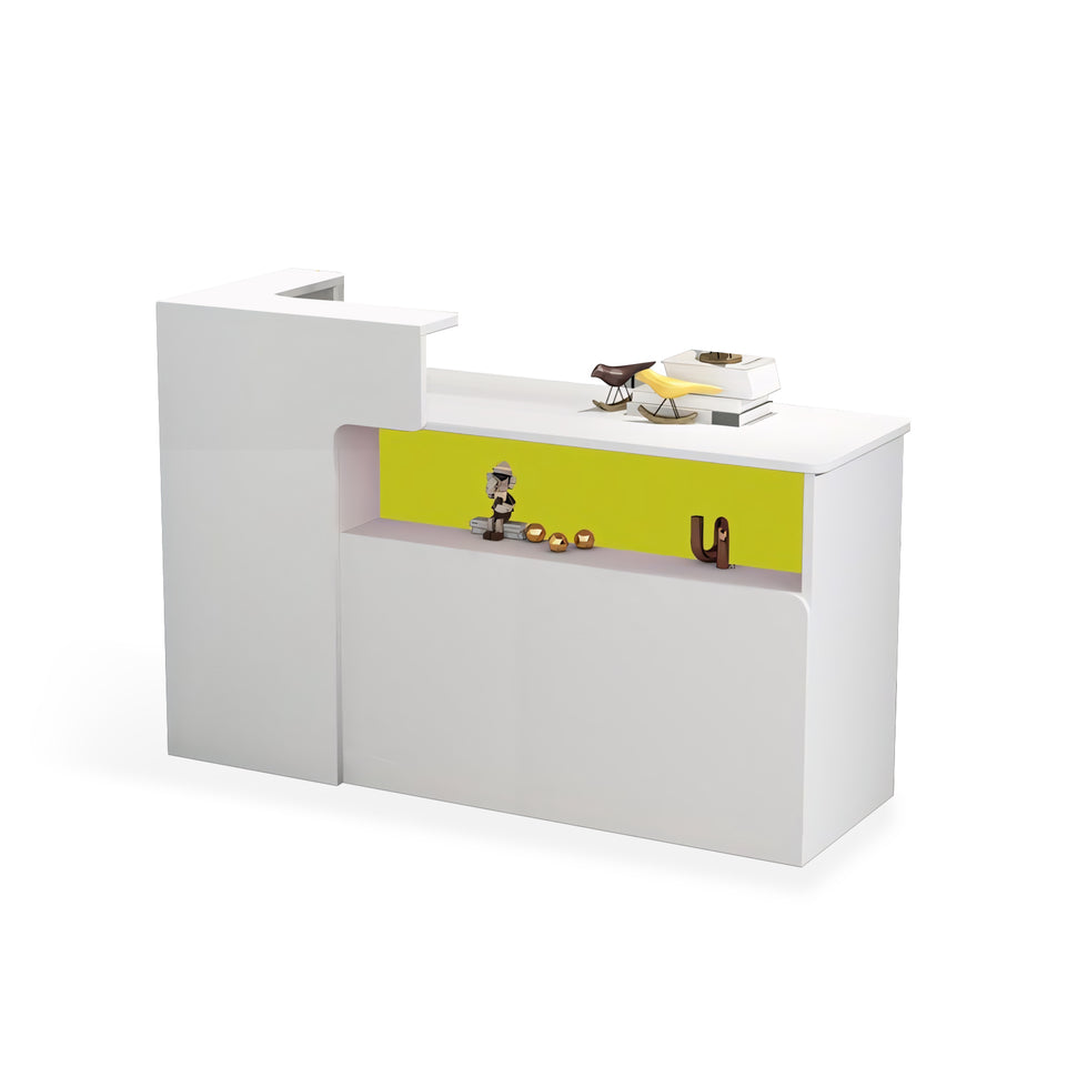 Modern Minimalist Small Corner Cashier Reception Desk JDT-2012