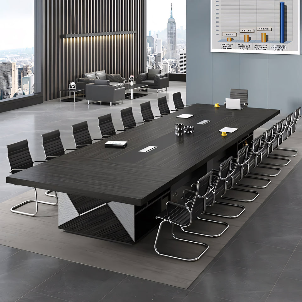 Simple Conference Table And Chairs HYZ-1072