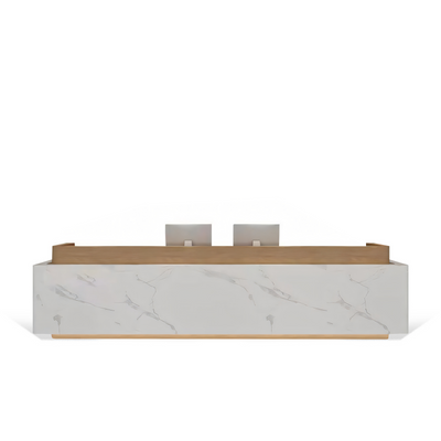 Light Luxury Simple Corporate Checkout Counter Reception Desk JDT-1081