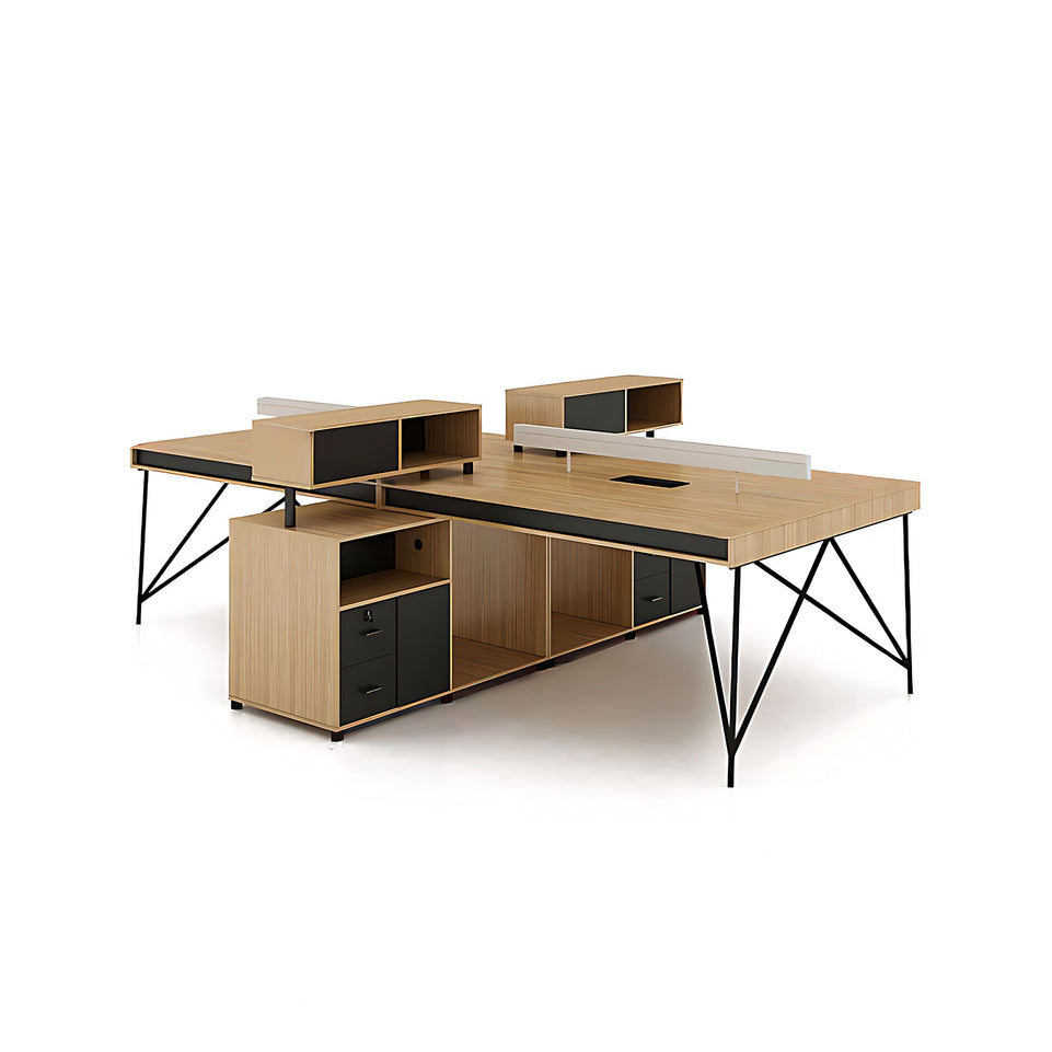 Simple And Modern Office Desk And Chair Combination YGZ-711