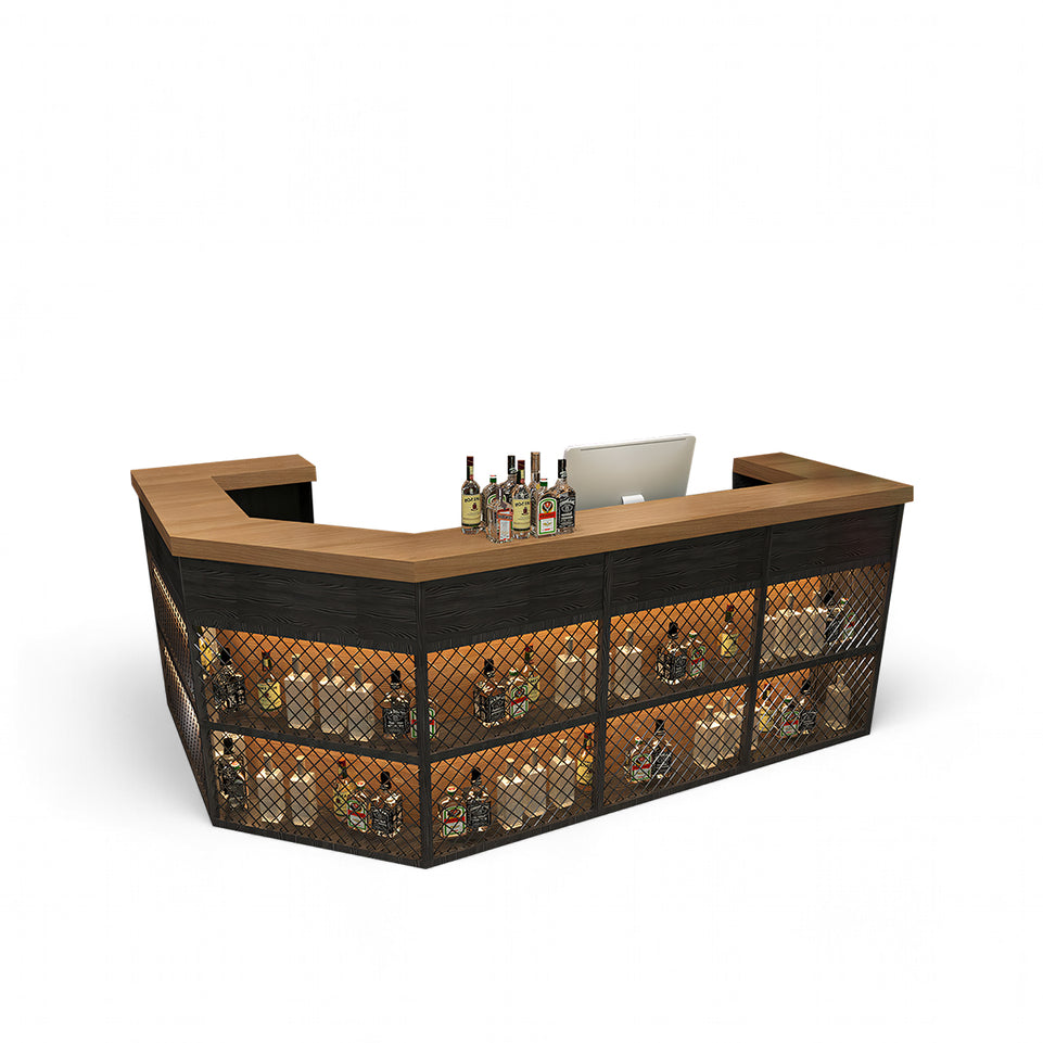 Industrial Style Reception Desk for BBQ Bar Restaurant JDT-1025