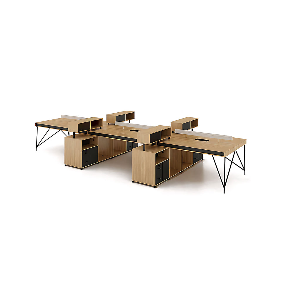 Simple And Modern Office Desk And Chair Combination YGZ-711