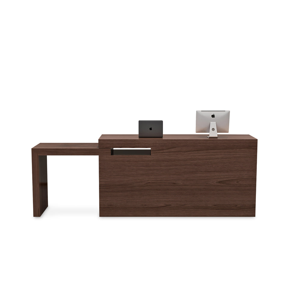 Minimalist Vintage-Style Small Corner Adjustable Reception And Cashier Desk JDT-2009