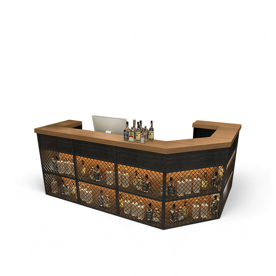 Industrial Style Reception Desk for BBQ Bar Restaurant JDT-1025