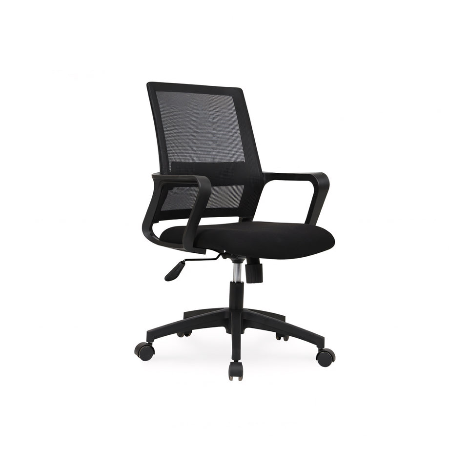 Modern Simple Office Desk And Chair Set With Screen Bookcase Partition YGZ-734