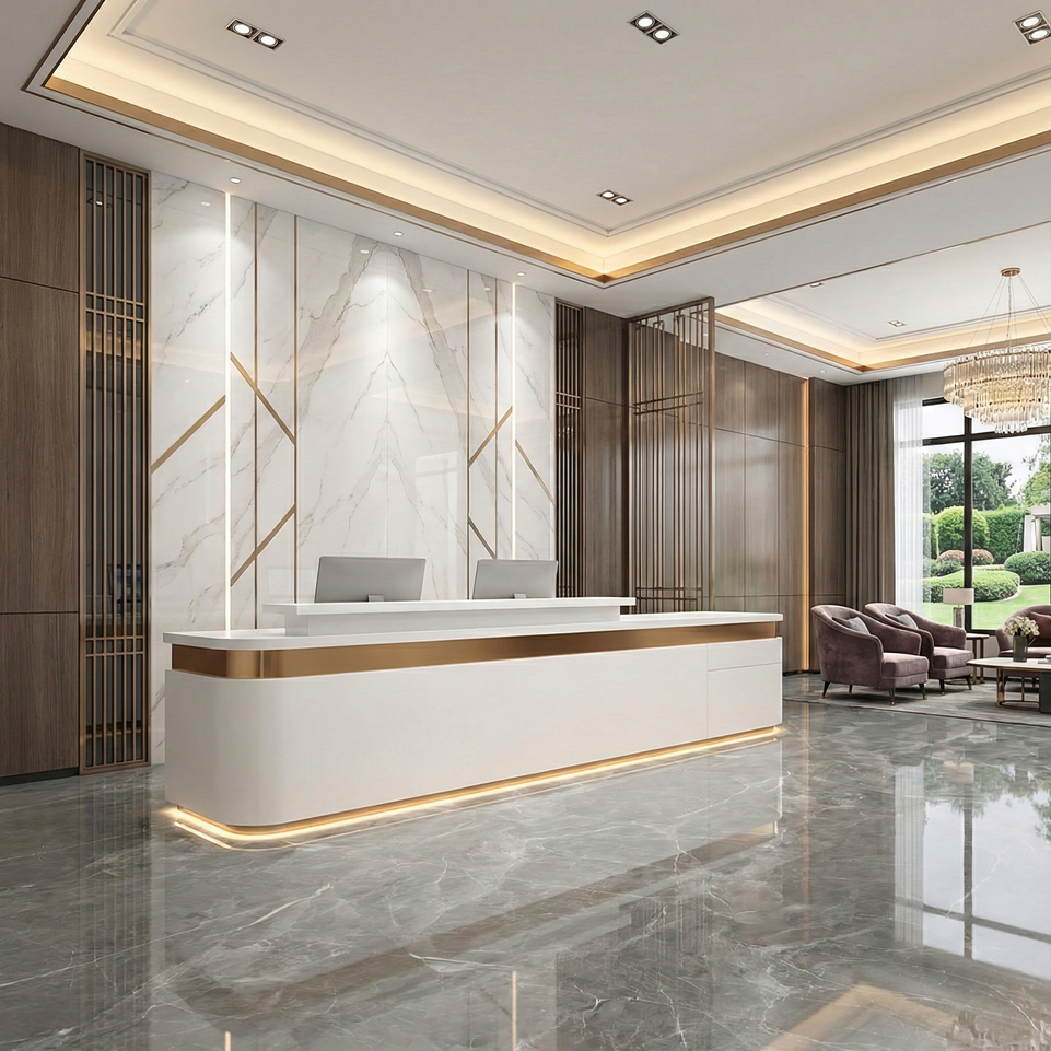 Simple Modern Company High-end Front Desk Reception Desk JDT-7187